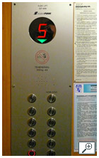 Lift belso panel